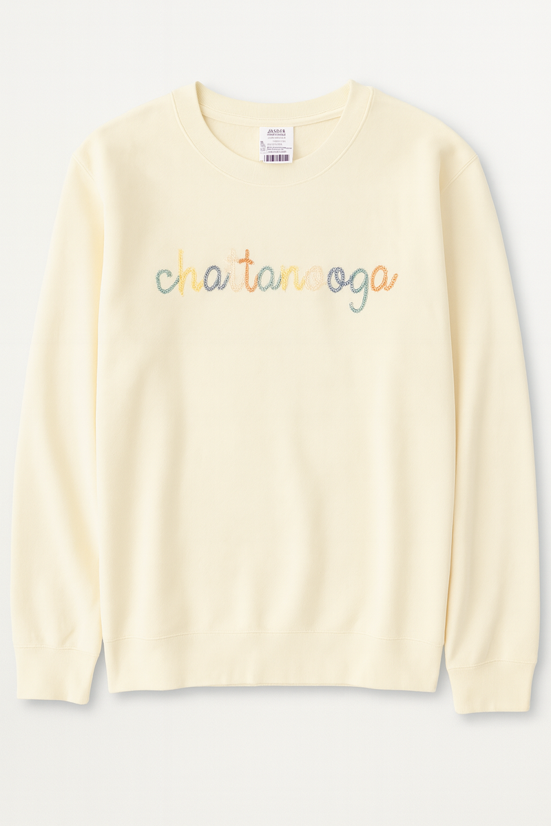 Chattanooga White Sweatshirt