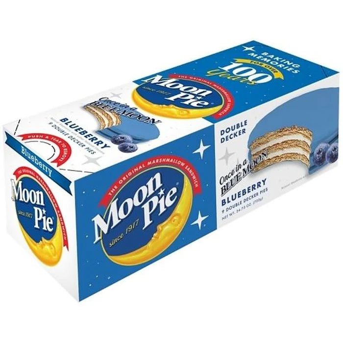 BAKERY FRESH Double Decker Sleeve MoonPie - Blueberry