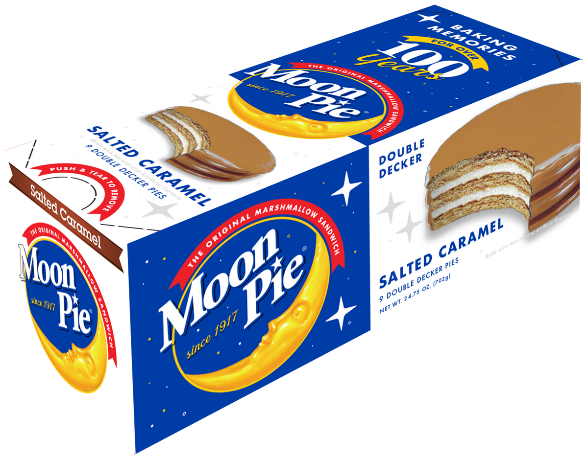 BAKERY FRESH Double Decker Sleeve MoonPie - Salted Caramel