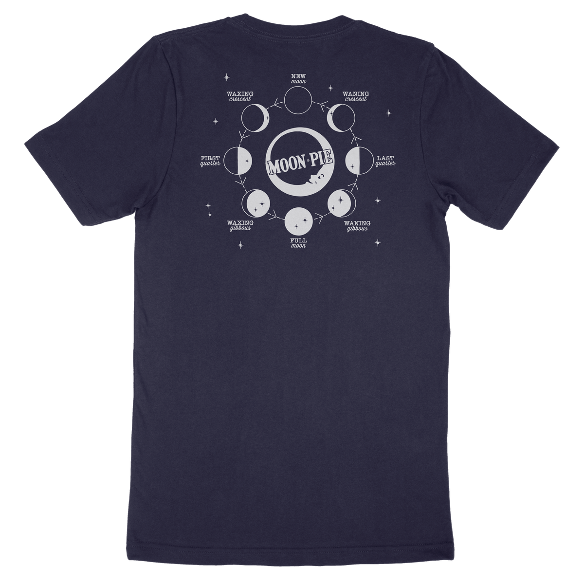 MoonPie Moon phase tee - Navy