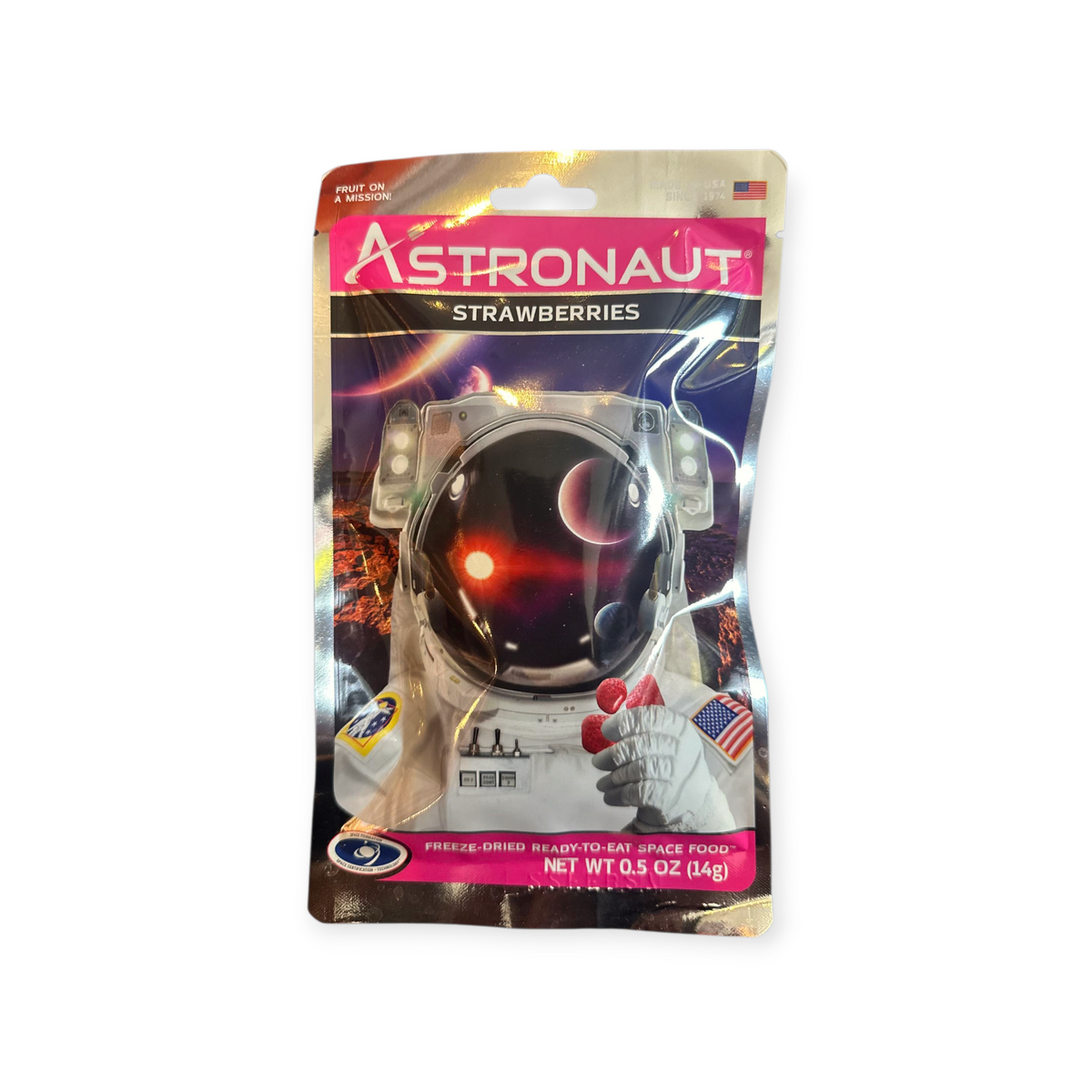 Astronaut Strawberry Ice Cream