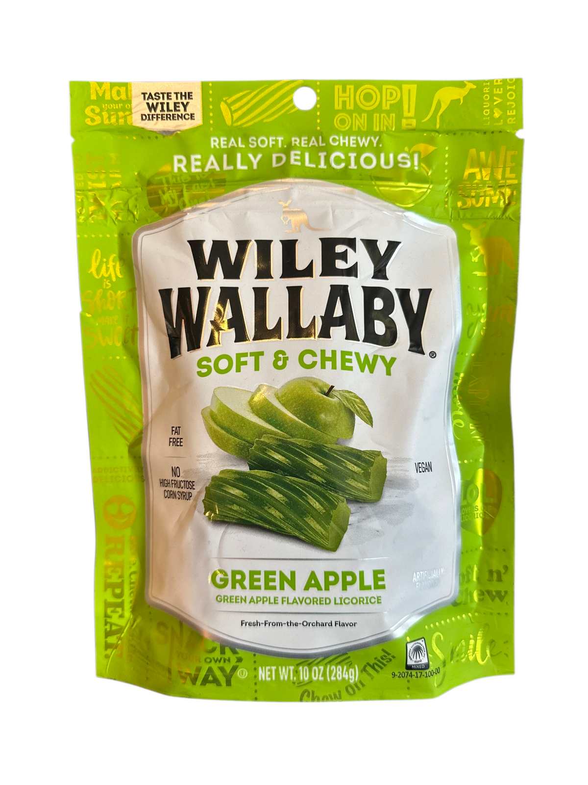 Wiley Wallaby- Green Apple