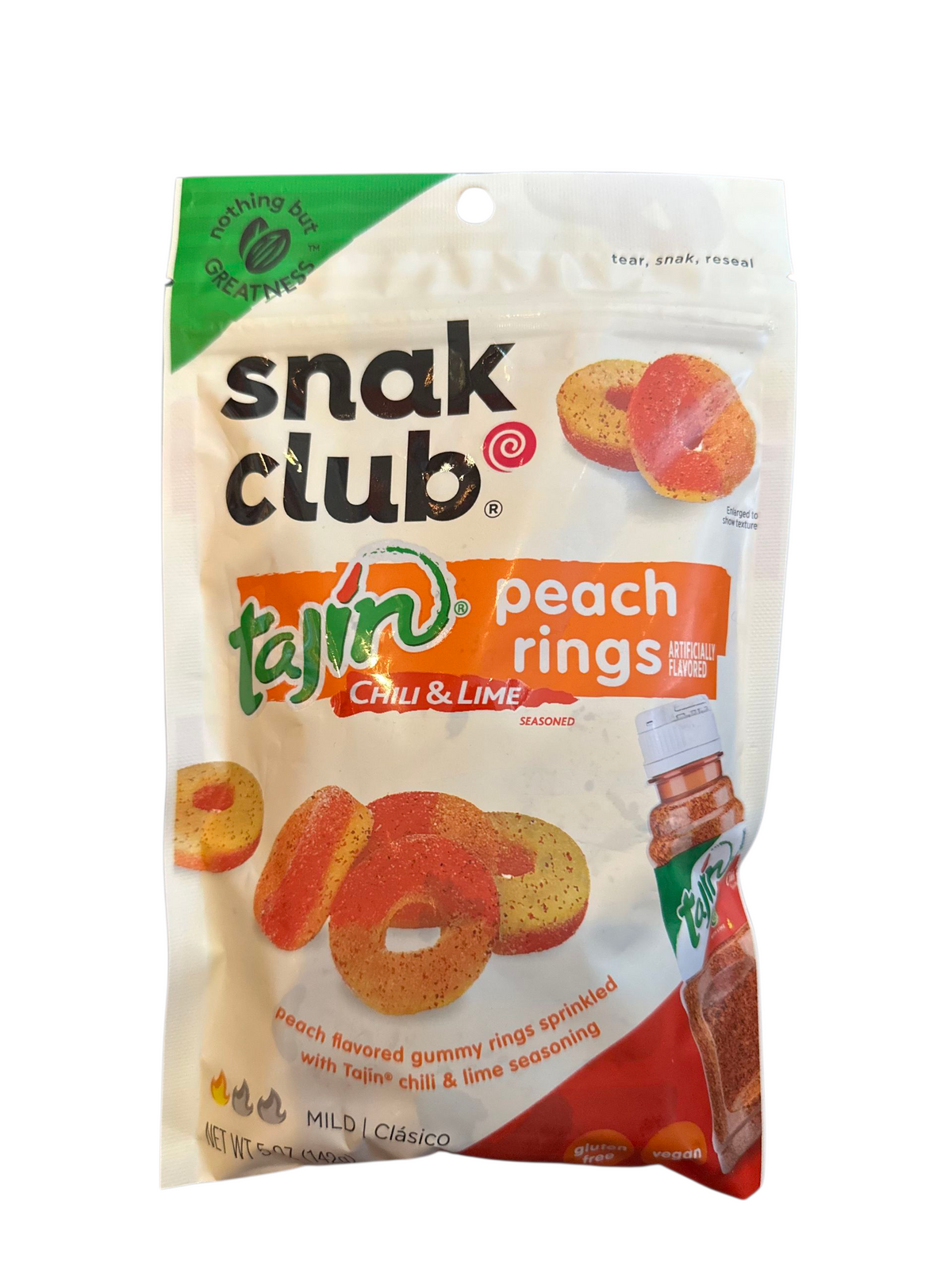 Snak Club Tajin Peach Rings