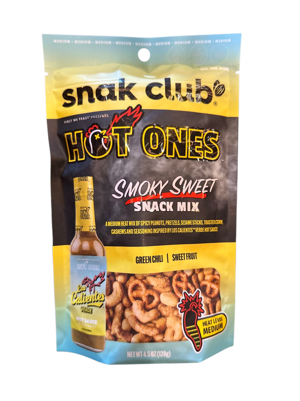 Snak Club Hot Ones Smokey Sweet Snack Mix