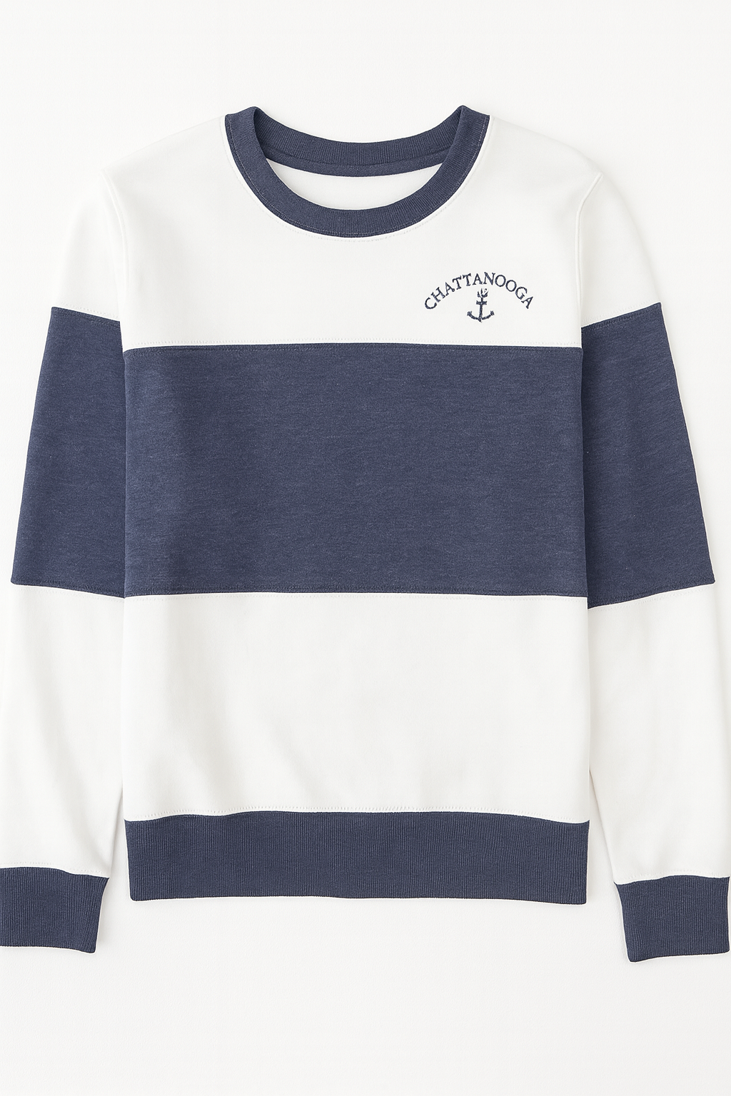 Chattanooga Blue & White Stripe Sweatshirt