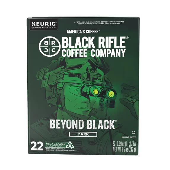 Black Rifle Coffee Beyond Black k-cup 22