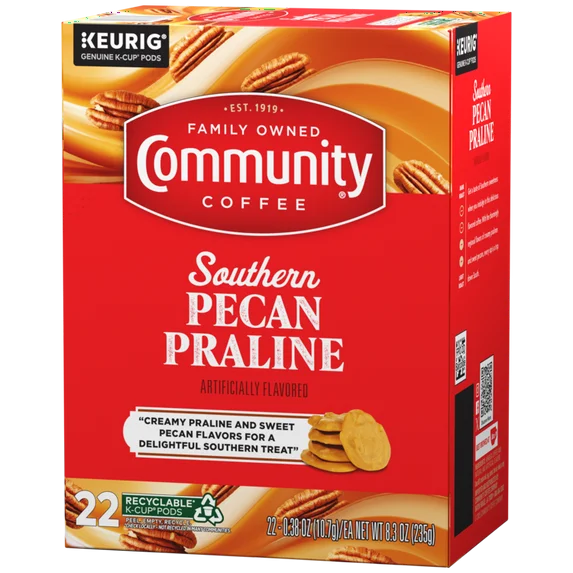 Community Coffee Pecan Praline Kcup  22 count