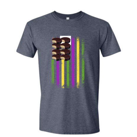 Mardi Gras Flag Tee
