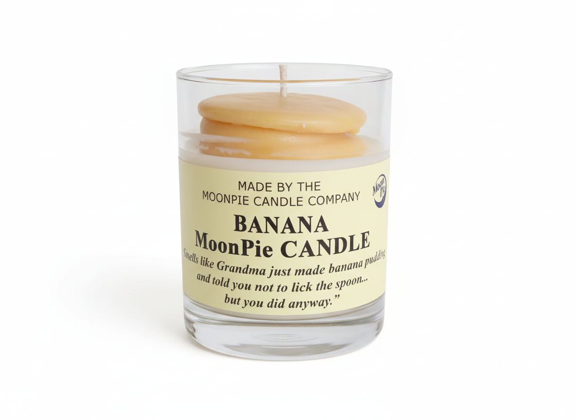 NEW! Banana MoonPie Scented Candle