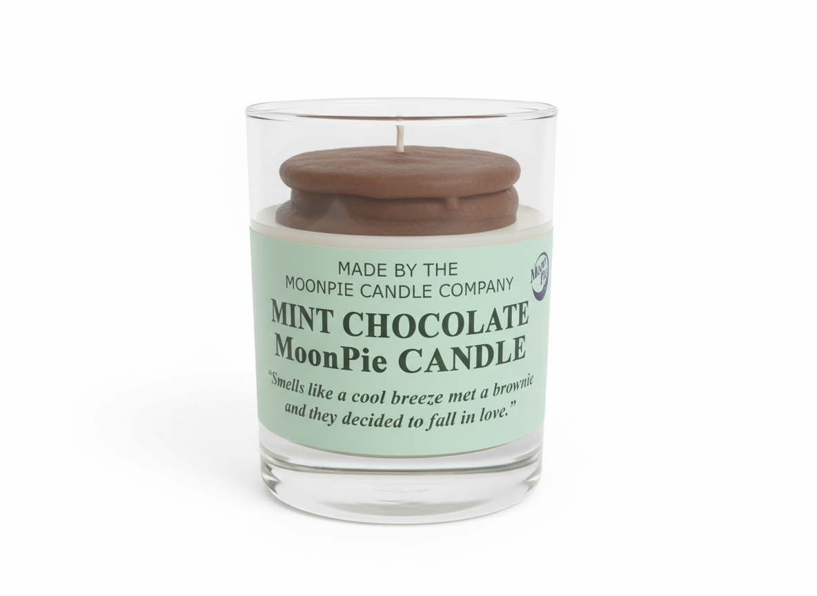 NEW! Chocolate Mint MoonPie Scented Candle