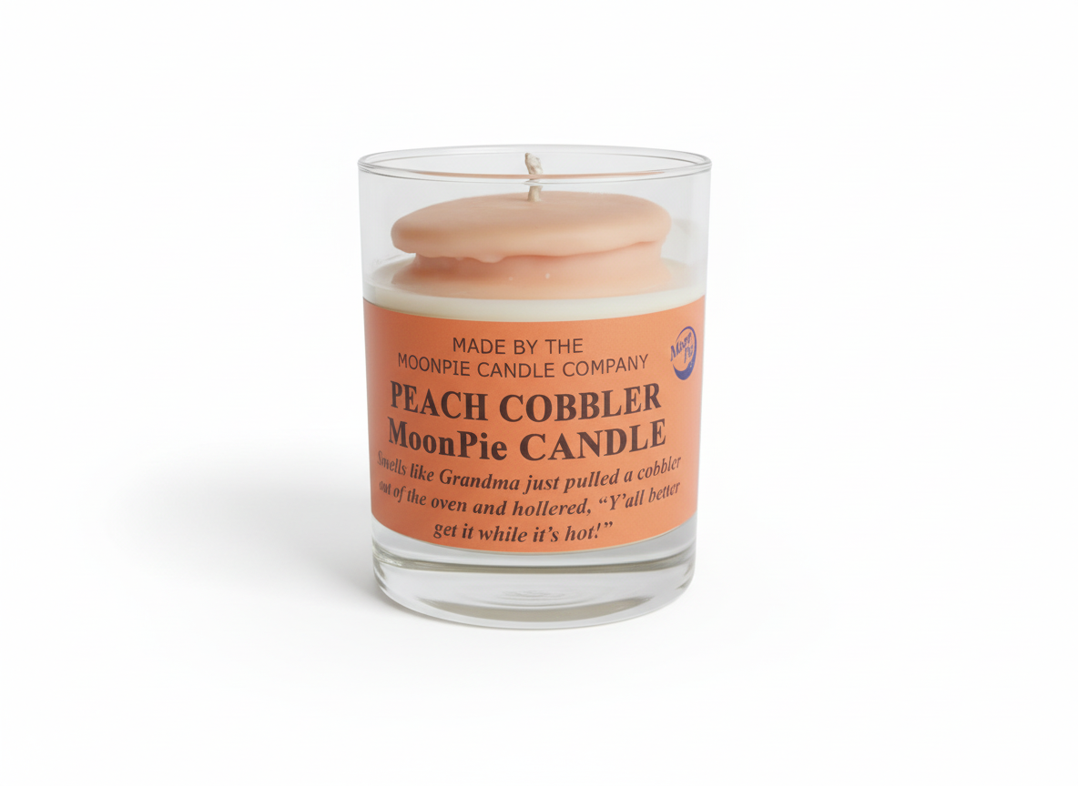 NEW! Peach Cobbler MoonPie Scented Candle