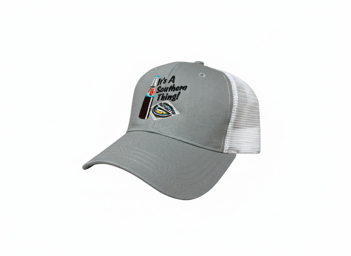 Southern Thing Trucker Hat Grey/White