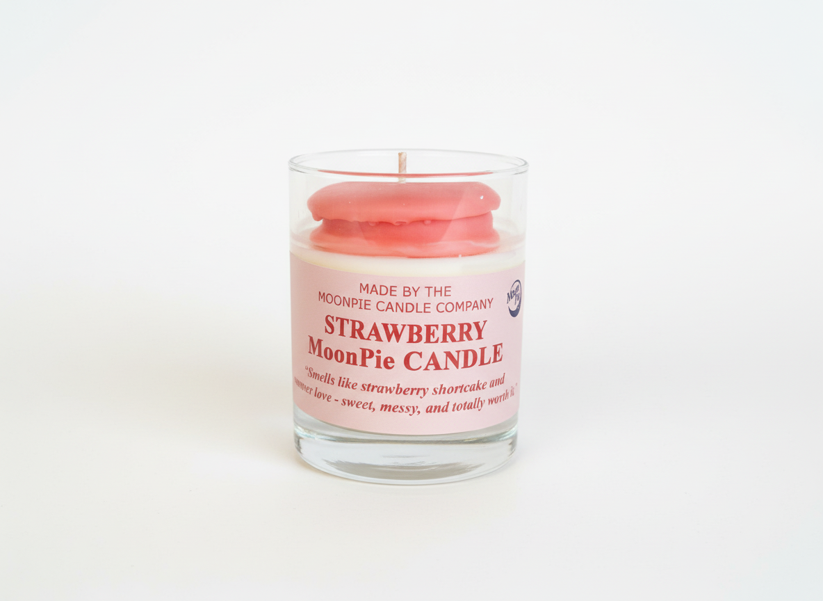 NEW! Strawberry MoonPie Scented Candle