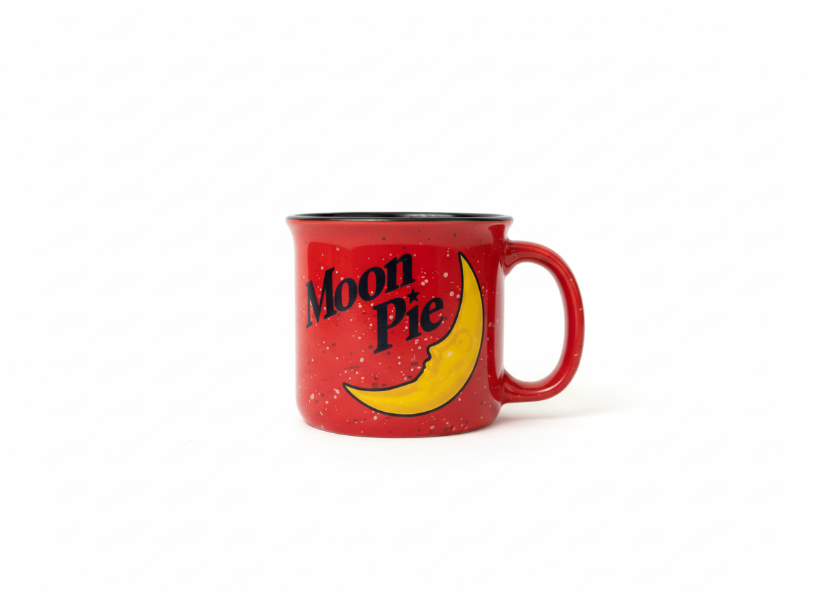 New Red ceramic mug