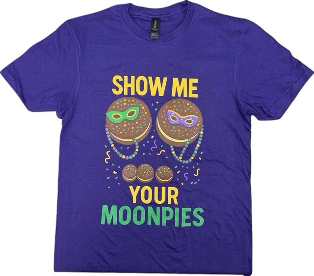 NEW Show Me Mardi Gras T Purple