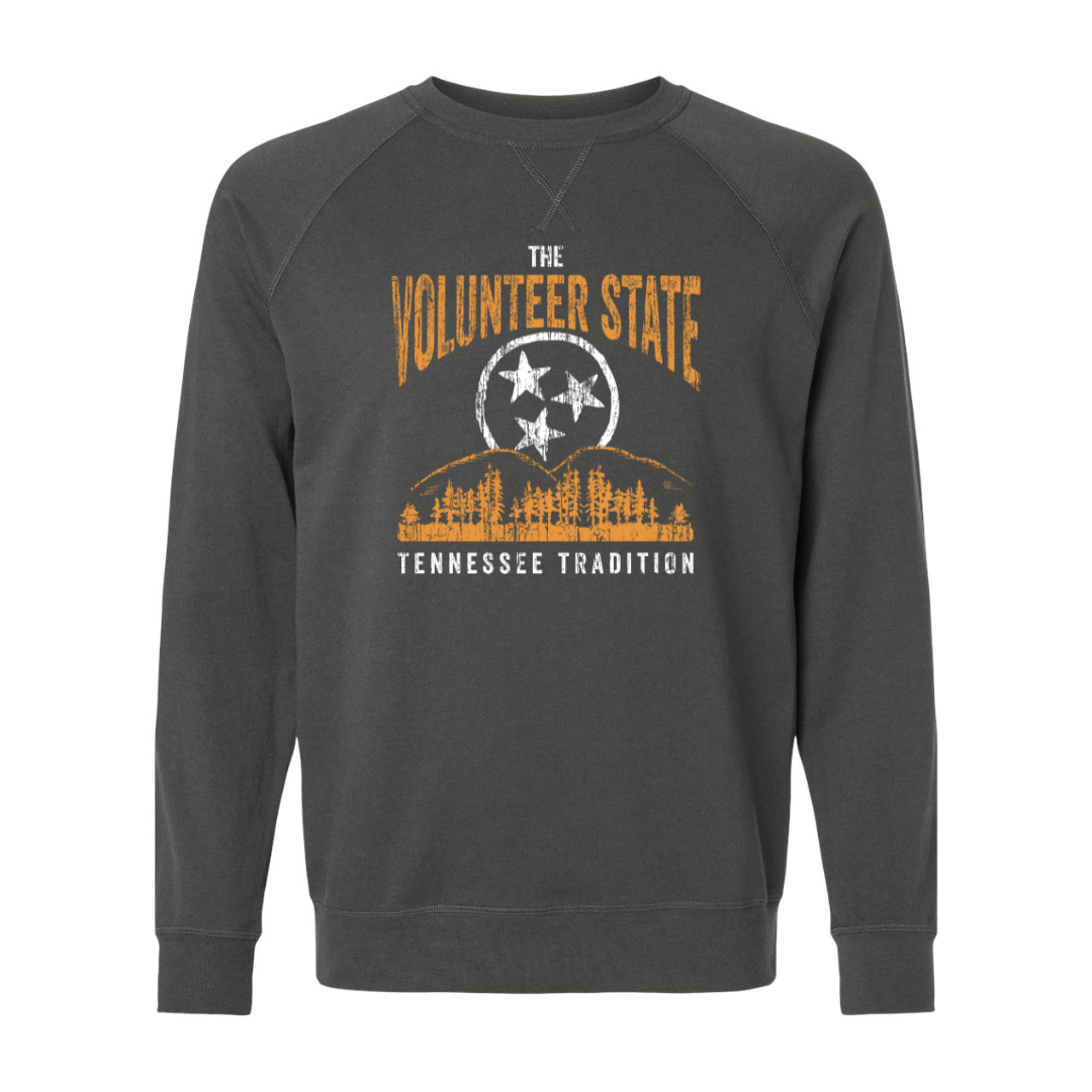 Tennessee Volunteer raglan sleeve french terry sweatshirt