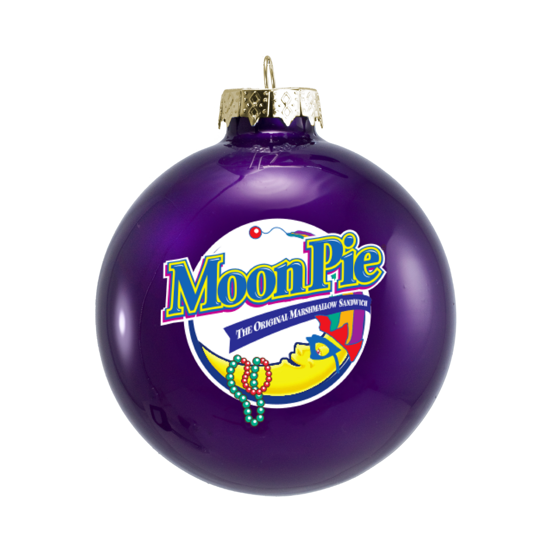 MP Glass Ornament - Mardi Gras