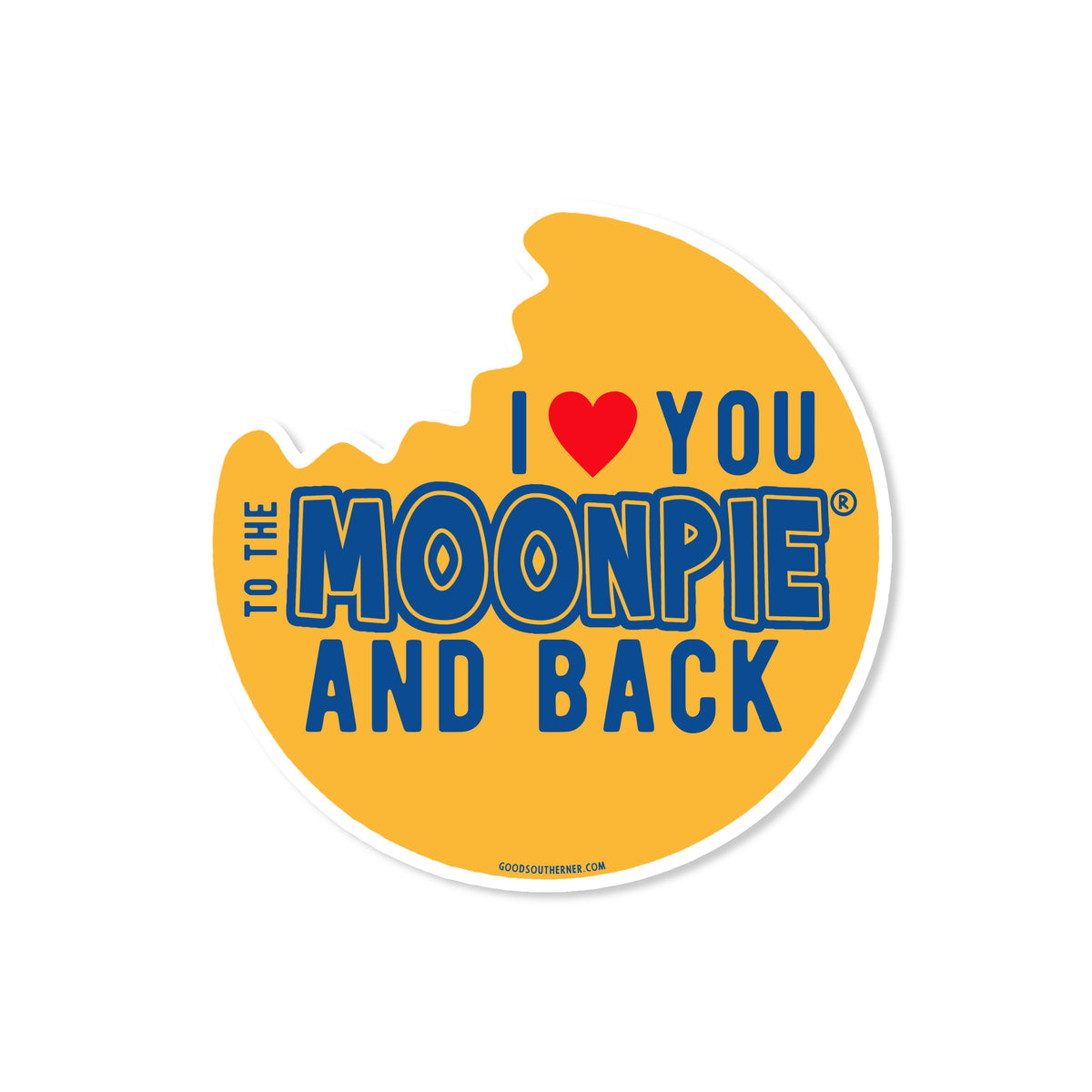 I Love You to the MoonPie Magnet