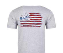 Load image into Gallery viewer, MoonPie Flag Tee - H Grey
